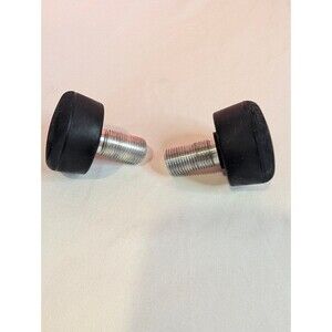 Set of 2 Replacement Quad Skate Toe Stop Brakes Black